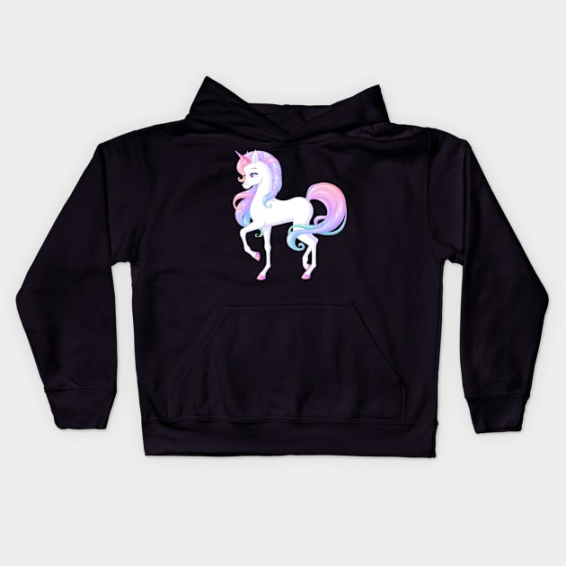 Cute unicorn Kids Hoodie by Be you outfitters